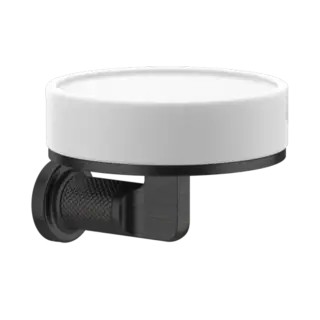 Мыльница Gessi INCISO 58501#187 белая/состарен.бронза