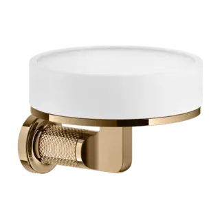 Мыльница Gessi INCISO 58501#735 белая/Warm Bronze PVD