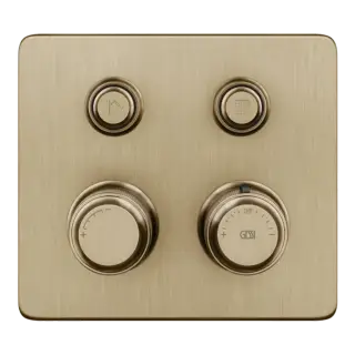 Термостат Gessi HI-FI ECLECTIC COMPACT 65232#726 Warm Bronze Brushed PVD