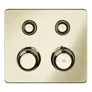 Термостат Gessi HI-FI ECLECTIC COMPACT 65232#710 цвет-латунь PVD