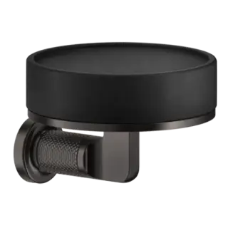 Мыльница Gessi INCISO 58502#707 черная/Black Metal Brushed PVD