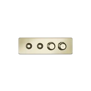 Термостат Gessi HI-FI ECLECTIC 65222#710 цвет-латунь PVD