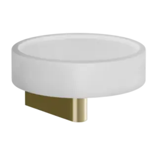 Мыльница Gessi ORIGINI 66401#710 цвет-белый/латунь PVD