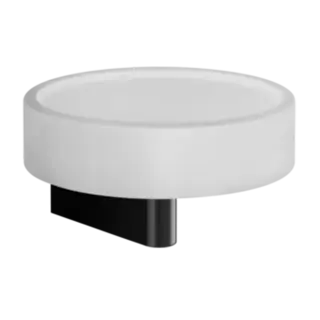 Мыльница Gessi ORIGINI 66401#706 белая/Black Metal PVD