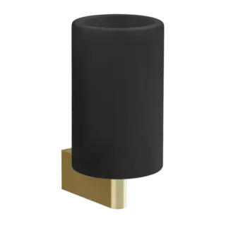 Стакан Gessi ORIGINI 66408#727 цвет-черный/браш.латунь PVD