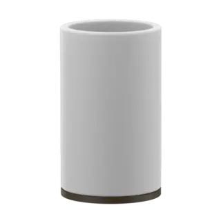 Стакан Gessi INCISO/VENTI20 58531#845 белый/темная бронза