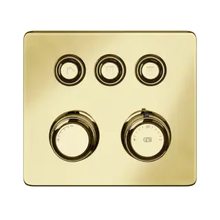 Термостат Gessi HI-FI ECLECTIC 65234#246 золото PVD