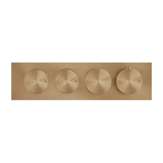 Термостат Gessi ORIGINI/HI-FI 66222#726 Warm Bronze Brushed PVD