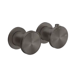 Термостат Gessi ORIGINI 66132#707 Black Metal Brushed PVD