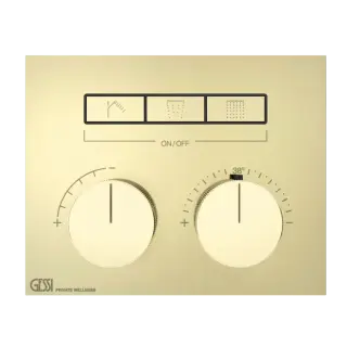 Термостат Gessi HI-FI 63006#710 цвет-латунь PVD