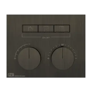 Термостат Gessi HI-FI 63006#187 состарен.бронза