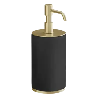 Дозатор Gessi ORIGINI 66438#727 цвет-черный/браш.латунь PVD