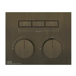 Термостат Gessi HI-FI 63006#713 античная латунь