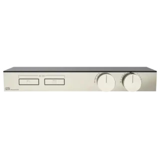 Термостат Gessi HI-FI SHELF 63022#720 NICKEL PVD, полочка-черное стекло