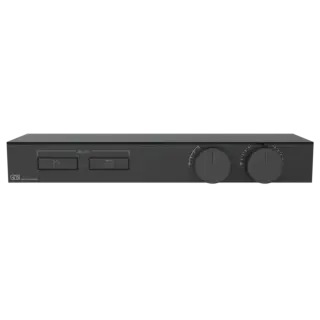 Термостат Gessi HI-FI SHELF 63022#299 черный XL, полочка-черное стекло