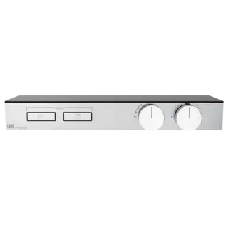 Термостат Gessi HI-FI SHELF 63022#031 хром, полочка-черное стекло