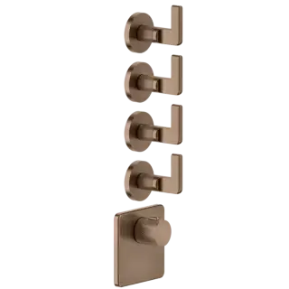 Термостат Gessi INCISO 58218#708 браш.Медный PVD