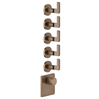 Термостат Gessi INCISO 58220#708 браш.Медный PVD