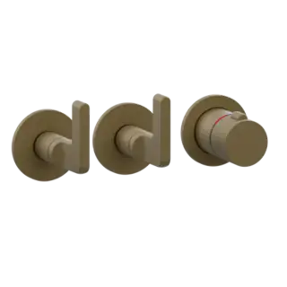 Термостат Gessi INCISO 58334#713 античная латунь