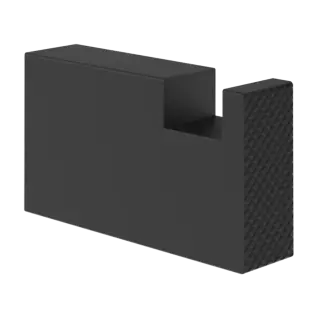 Крючок Gessi INVERSO DIAMANTATO 73621#299 цвет-черный XL