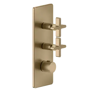 Термостат Gessi INCISO 58224#726 цвет-Warm Bronze Brushed PVD