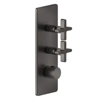 Термостат Gessi INCISO 58224#707 цвет-Black Metal Brushed PVD