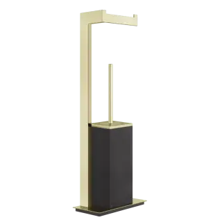 Стойка комбинированная Gessi INVERSO 20934#710 цвет-черный/латунь PVD