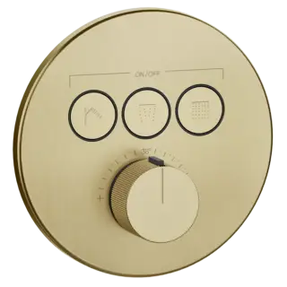 Термостат Gessi HI-FI COMFORT 38716#727 цвет-браш.латунь PVD