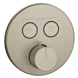 Термостат Gessi HI-FI COMFORT 38713#149 цвет-FINOX BRUSHED NICKEL