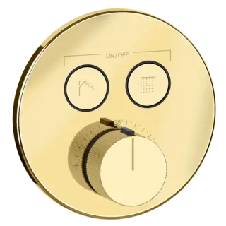 Термостат Gessi HI-FI COMFORT 38713#246 цвет-золото PVD