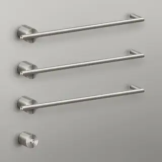 Полотенцесушитель электрический CEA EQUILIBRIO EQB13XS = TRS01+SEL01(x3шт.)+BOT03 LIGHT GOLD SATIN