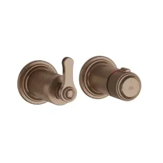 Термостат Gessi VENTI20 65233#708 цвет-браш.медь PVD