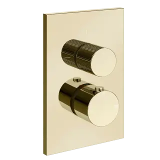 Термостат Gessi INVERSO RIGATO 73535#710 цвет-латунь PVD