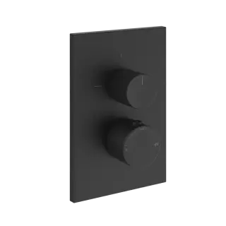 Термостат Gessi INVERSO RIGATO 73535#299 цвет-черный матовый