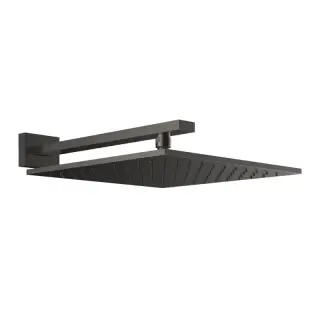 Верхний душ Gessi Rettangolo 15185#707 цвет-black metal brushed PVD