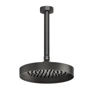 Верхний душ Gessi INGRANAGGIO 63552#707 black metal brushed PVD