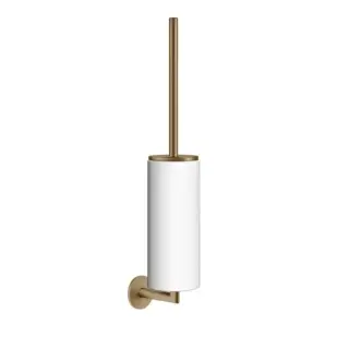 Ершик туалетный Gessi VENTAGLIO 63619#726 белый/warm bronze brushed PVD