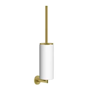 Ершик туалетный Gessi VENTAGLIO 63619#716 белый/gold brushed PVD