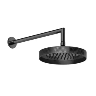 Верхний душ Gessi ANELLO 63448#706 black metal PVD