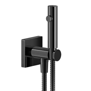 Гигиенический душ Gessi RILIEVO 59153#706 black metal PVD