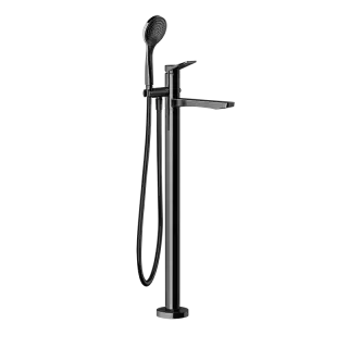 Напольный смеситель Gessi RILIEVO 59131#706 black metal PVD