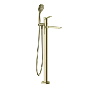 Напольный смеситель Gessi RILIEVO 59131#710 латунь PVD