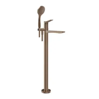 Напольный смеситель Gessi RILIEVO 59131#708 браш.медь PVD