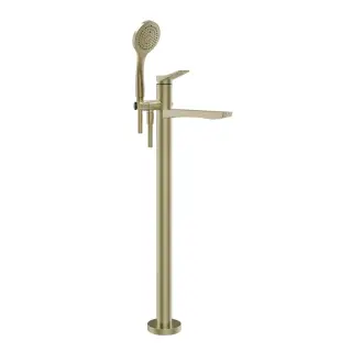 Напольный смеситель Gessi RILIEVO 59131#727 браш.латунь PVD