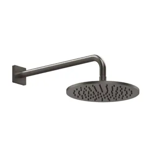Верхний душ Gessi RILIEVO 59148#707 black metal brushed PVD