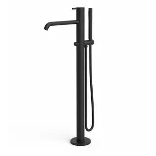 Напольный смеситель Antonio Lupi ESSENTIA ES903V цвет-NERO OPACO
