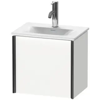 Комплект мебели с раковиной Duravit Viu XV4030LB218+07334500411 белый матовый/профиль черный/белый с покрытием WG