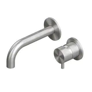 Смеситель для раковины Quadrodesign Source 13.13.00.AS цвет-BRUSHED STEEL