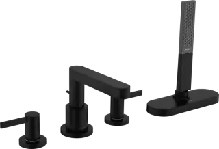 Смеситель для ванны HANSGROHE FINORIS 76444670 матовый черный