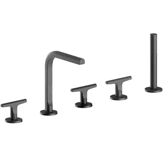 Смеситель для ванны Fantini SAILING 67.P5.J065 Matt Gun Metal PVD